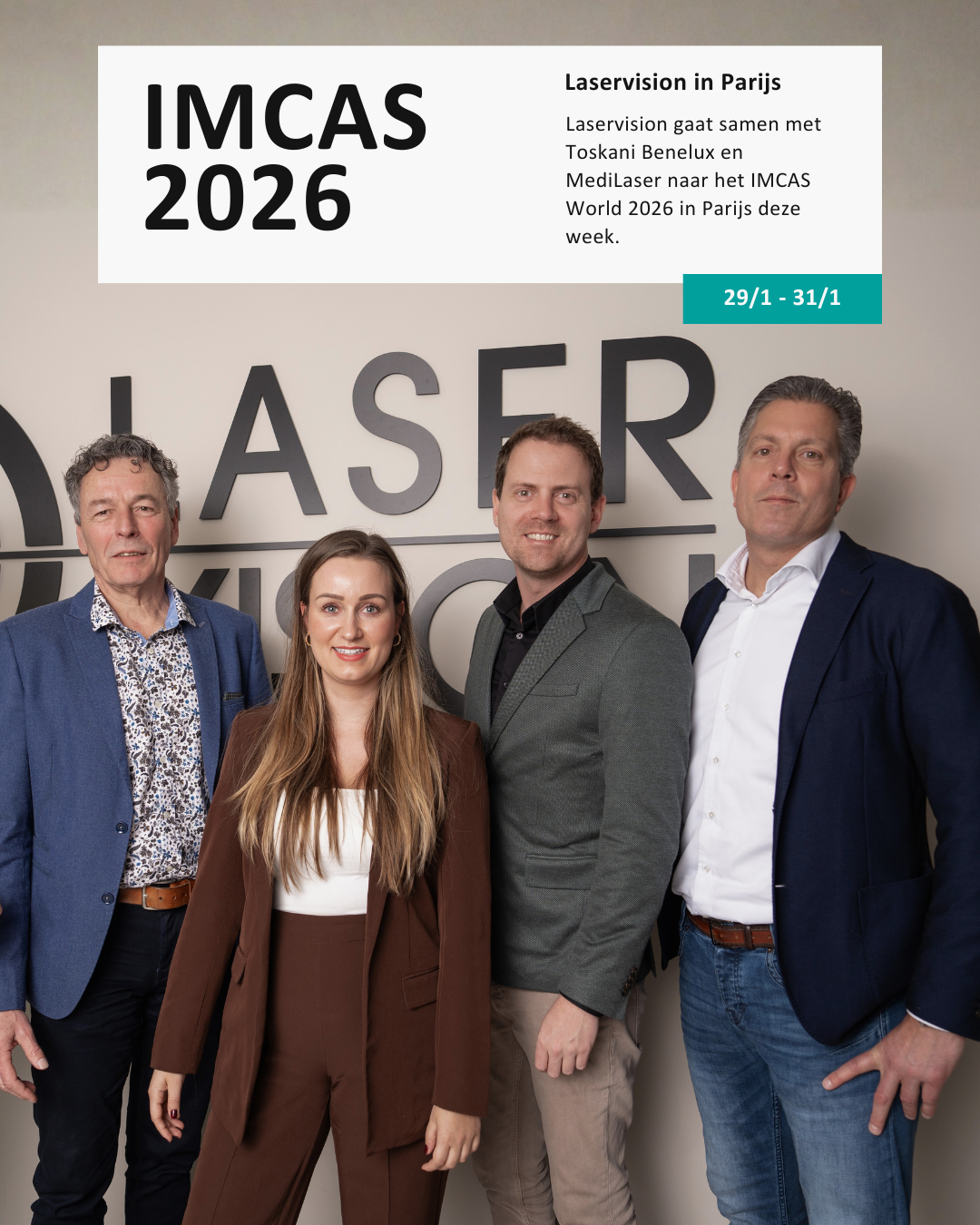 IMCAS World 2026 team foto