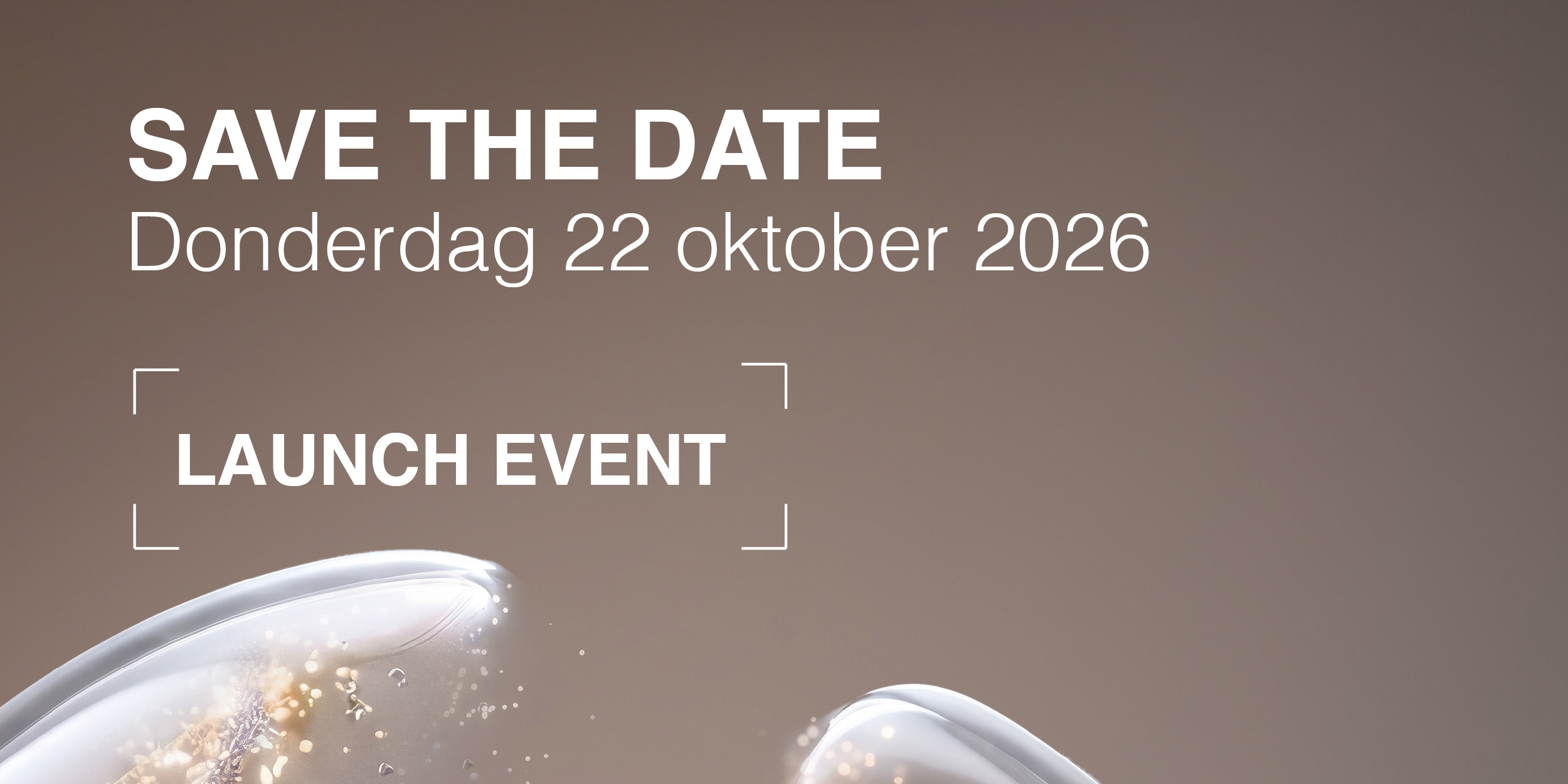 Save The Date exclusief Toskani launch event donderdag 22 oktober 2026